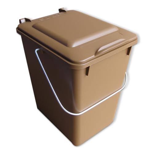 Zulo afvalcontainer H309xB205xT276mm 10l bruin SULO - 1086533