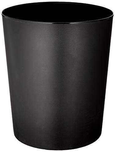 Corredor 26516 Reciclaje contenedor de residuos Allrounder 13 litros, negro, contenedor redondo, plástico estable, capacidad 13L, contenedor de desechos, lavable