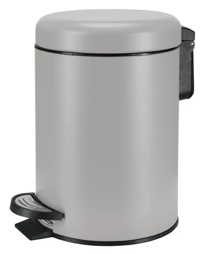 Kleine Wolke cosmetic bucket One, color: platinum, material: stainless steel/PP, size: bucket 3 liters 16.8 cm x 25 cm