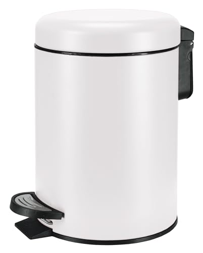 Kleine Wolke cosmetic bucket One, color: white, material: stainless steel/PP, size: bucket 3 liters